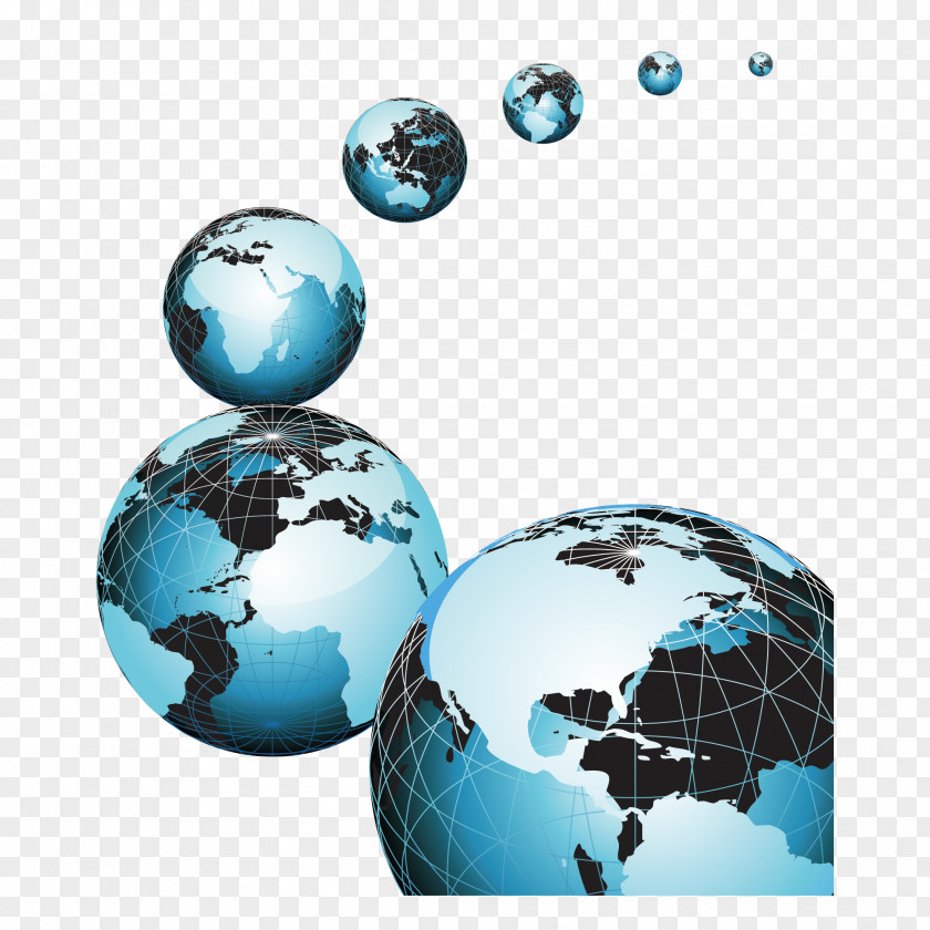 Blue Earth Vector Material Download Clip Art PNG