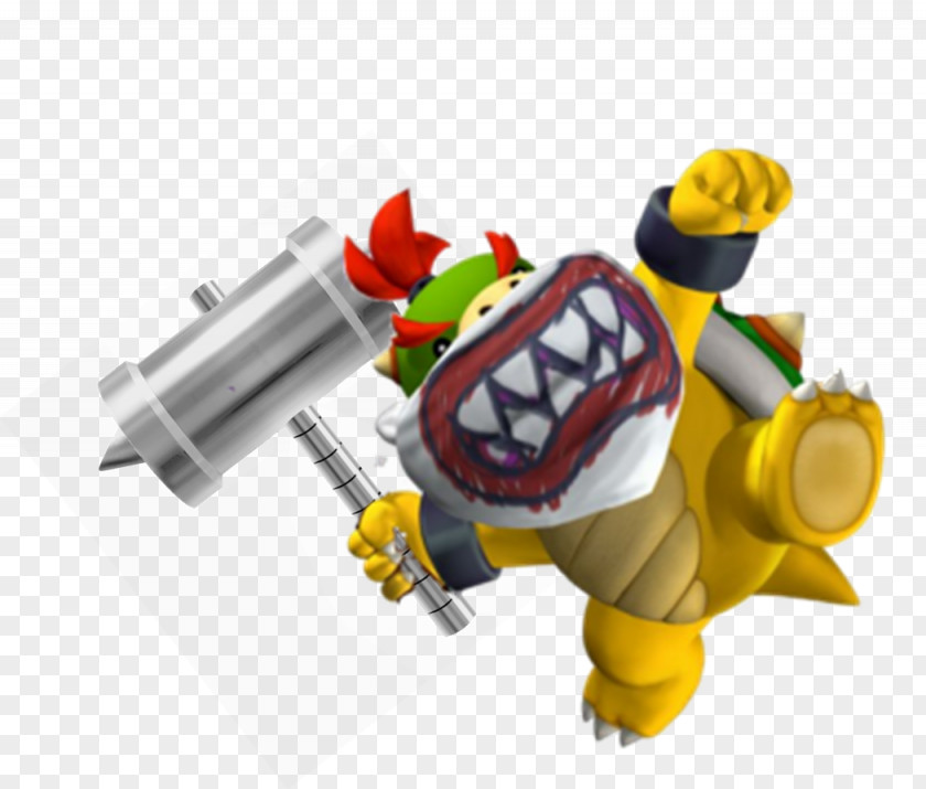 Bowser Mario Power Tennis Wii PNG