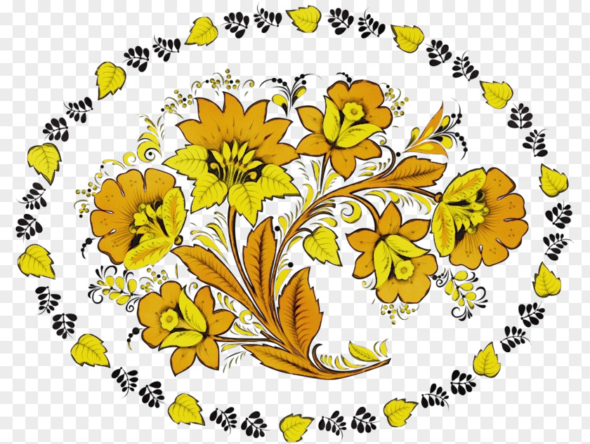 Tagetes Wildflower Yellow Clip Art Flower Chamomile Leaf PNG