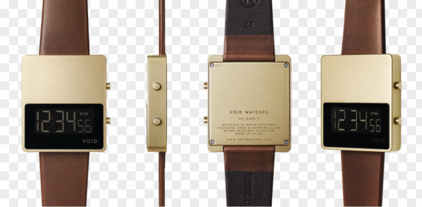 Water Resistant Mark Watch Strap Digital Clock PNG