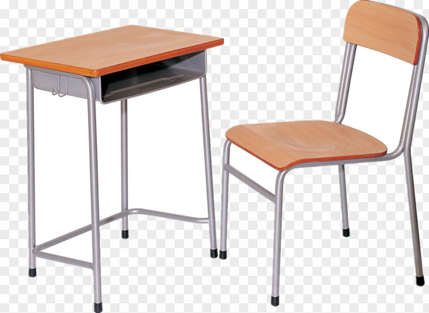 Desk Table Furniture Chair School PNG