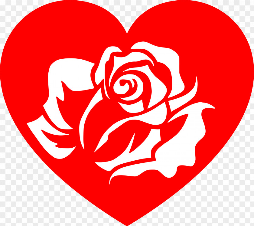 HEART FLOWER Rose Desktop Wallpaper Clip Art PNG