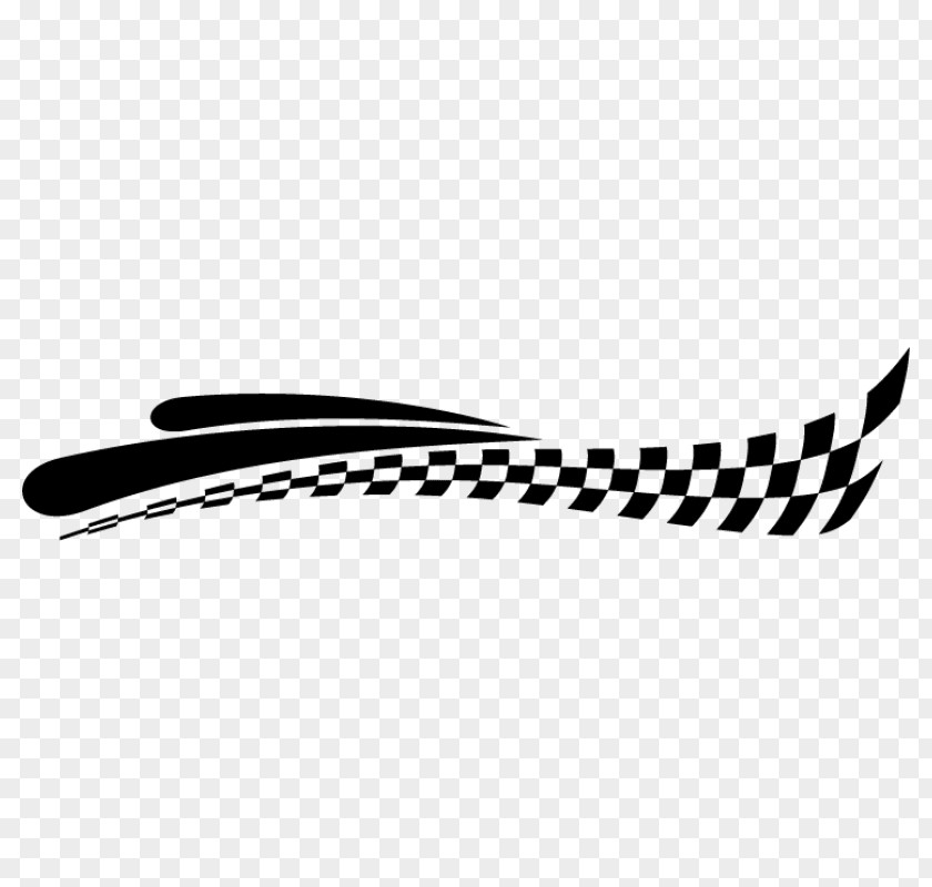 Racing Check Car Sticker Decal PNG
