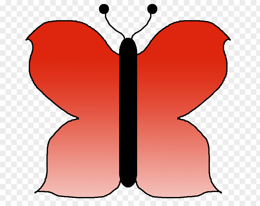 Red Butterfly Insect Pollinator Invertebrate Clip Art PNG