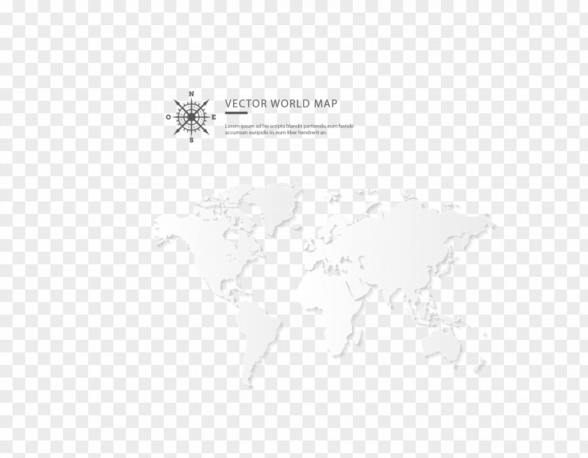 Vector White World Map Black And Line Angle Point PNG