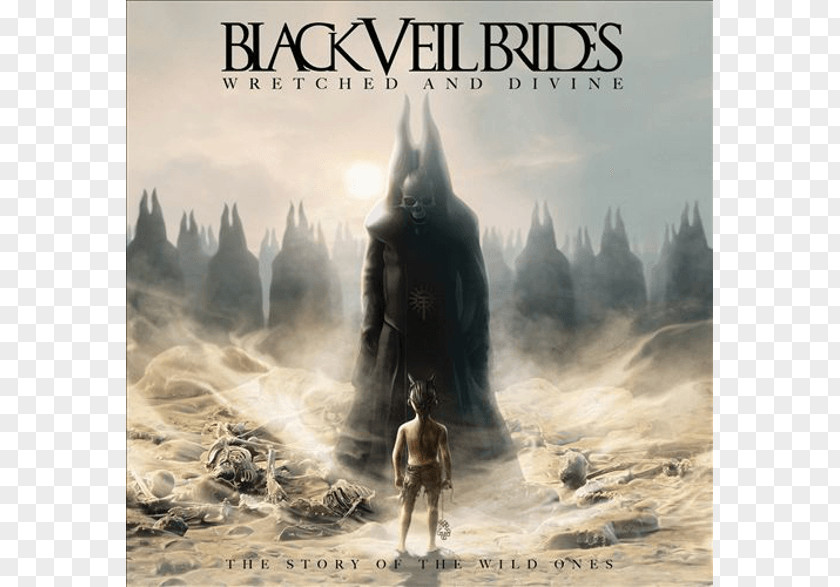 Black Veil Brides Wretched And Divine: The Story Of Wild Ones Album Glam Metal Set World On Fire PNG