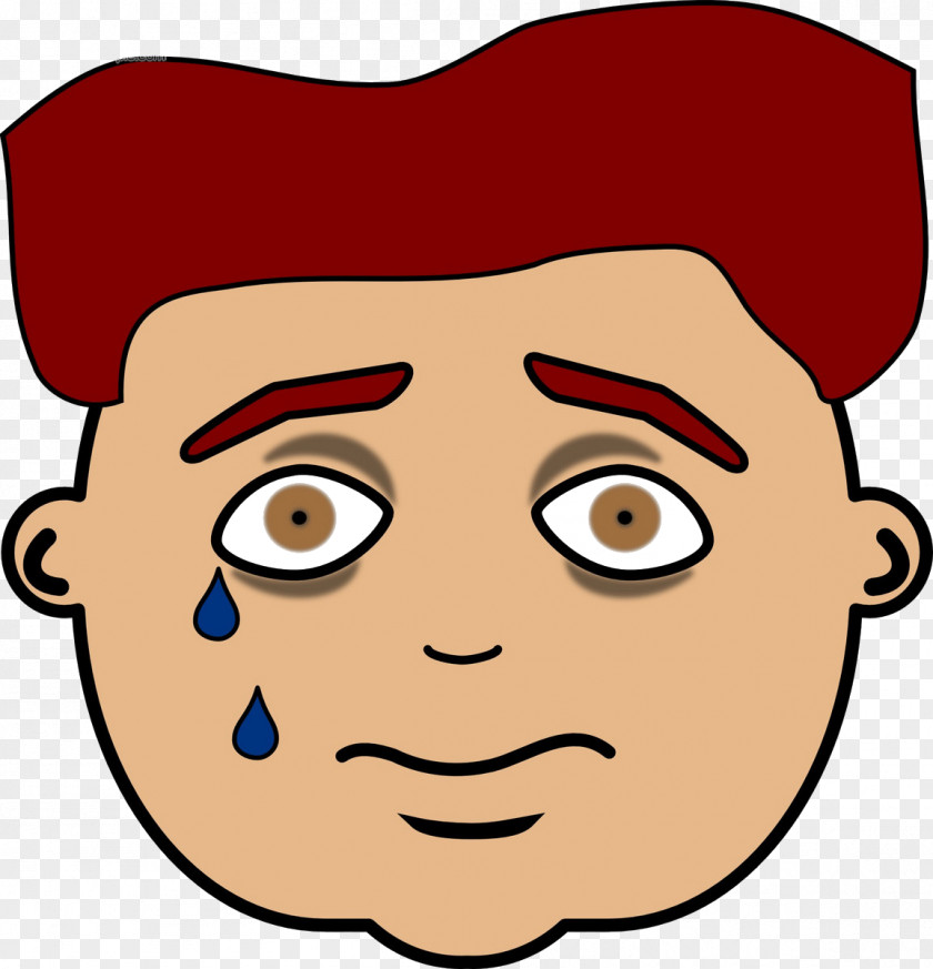 Crying Man Smiley Face Free Content Clip Art PNG