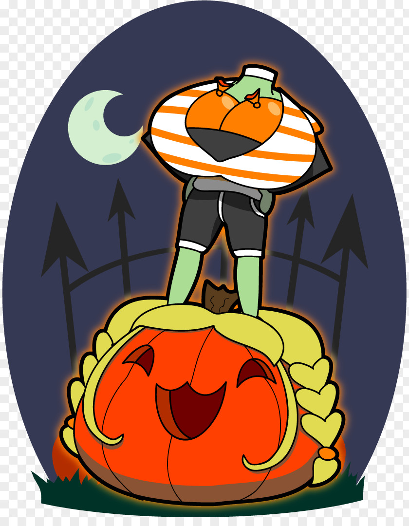 Penelope Pumpkin Digital Art Halloween Monster Costume Adult Jack-o'-lantern PNG