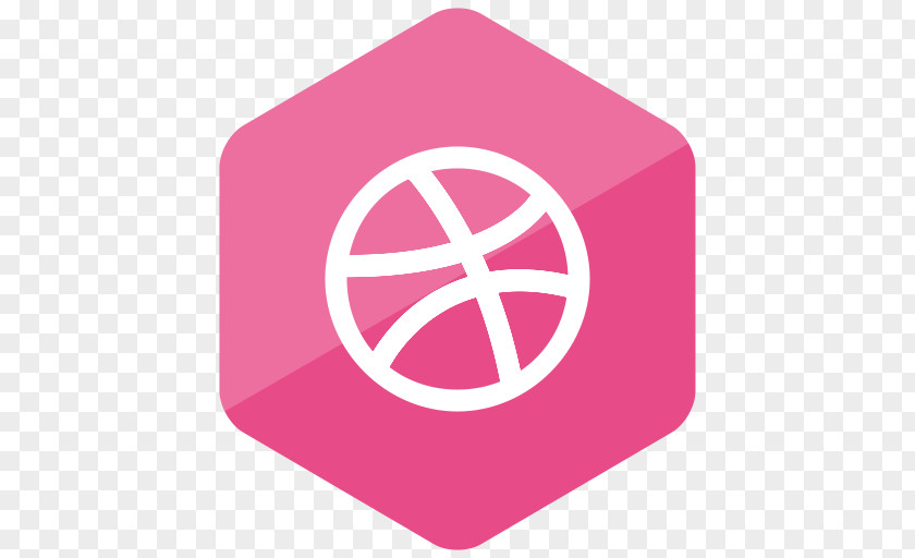 Social Media Dribbble Network Font Awesome PNG