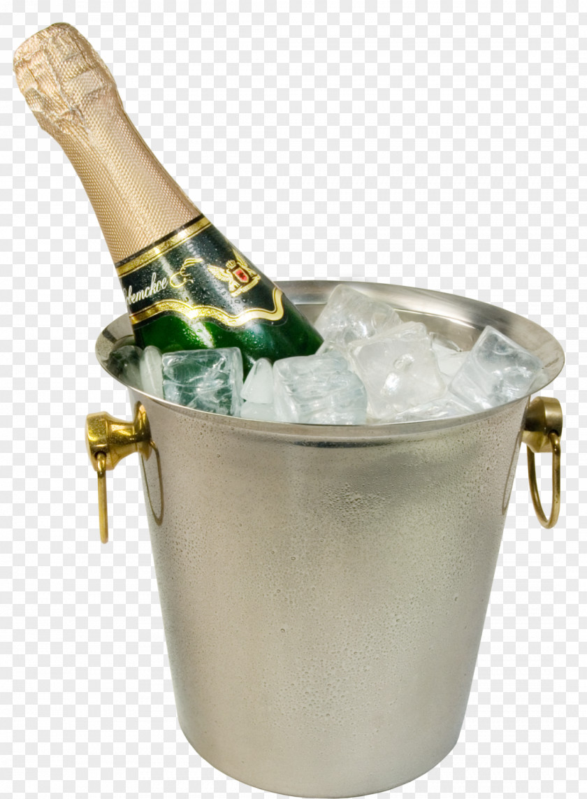 Bucket Champagne Beer Wine Corona PNG