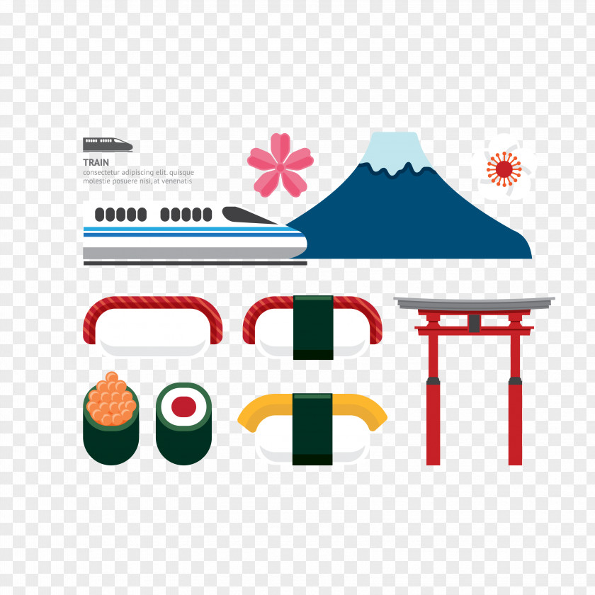 Japanese Tourism Style Japan Madrid Culture Element PNG
