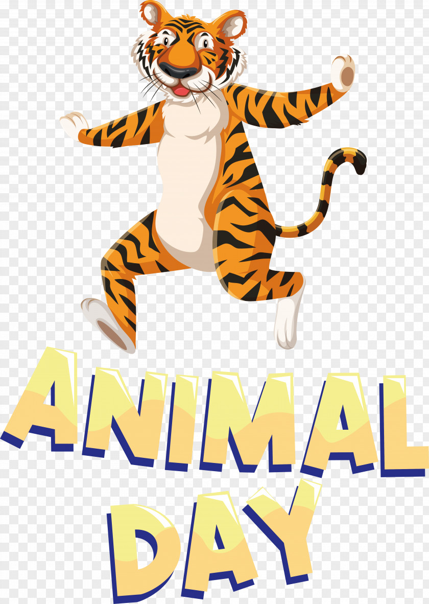 Tiger Cartoon Drawing Animal Character Vector PNG