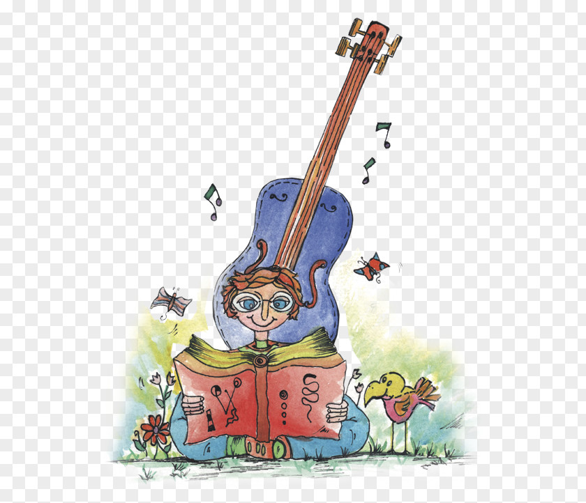 Violin Cartoon Character Fiction PNG