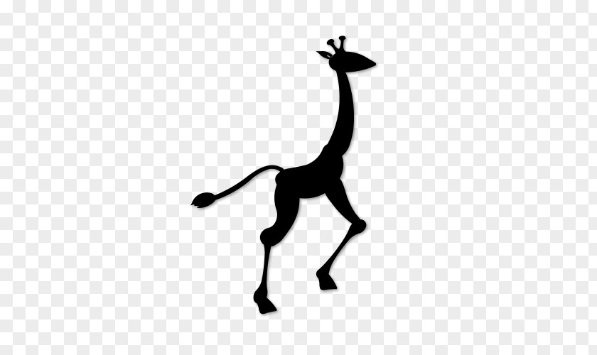 Giraffe Mustang Silhouette Animal Shadow PNG