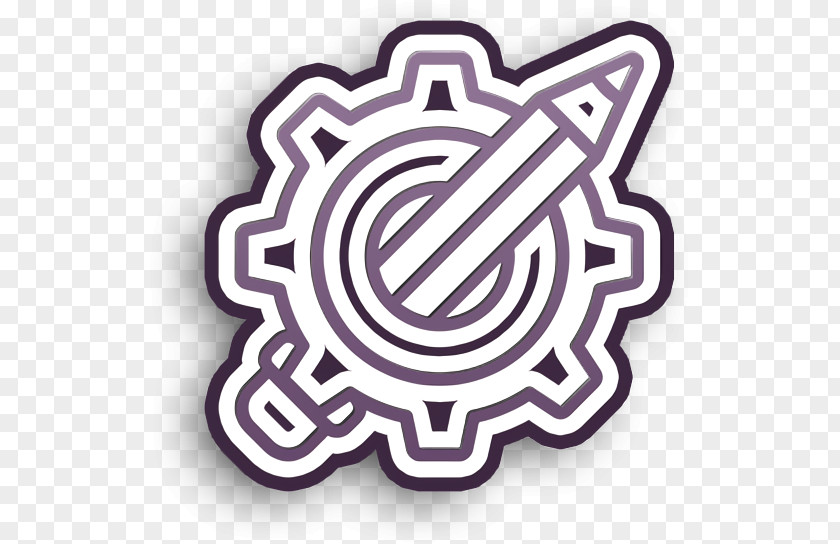 Project Management Icon Gear Development PNG