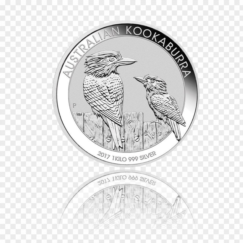 Silver Coin Perth Mint Australian Kookaburra Bullion PNG