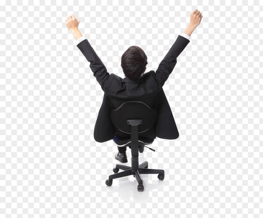 Chair Office & Desk Chairs Sitting Businessperson Manspreading PNG