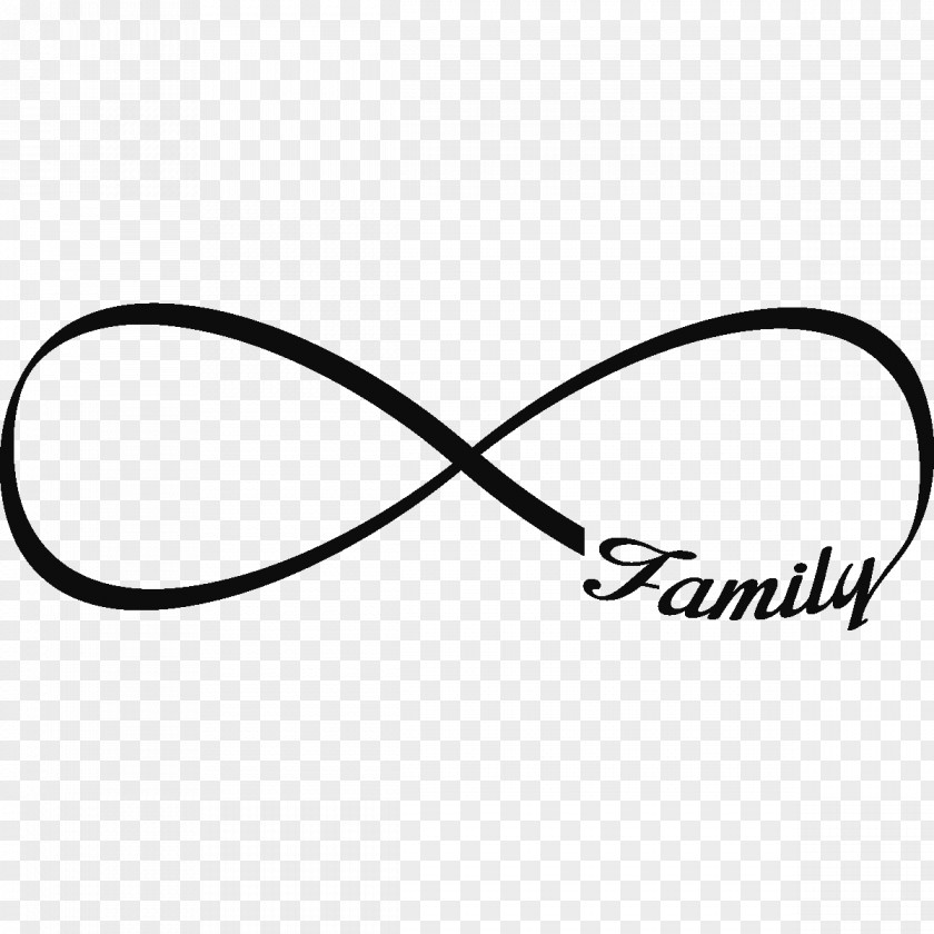 Infinity Symbol Sticker Family PNG