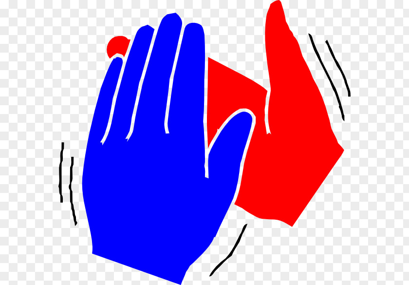 Red Hands Cliparts Clapping Hand Applause Clip Art PNG