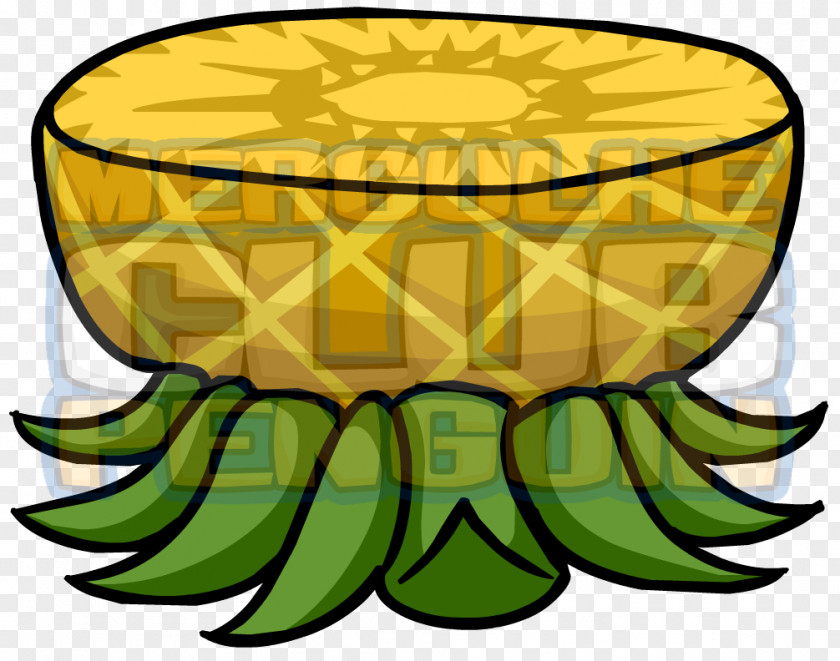 Tropical Pineapple Club Penguin Furniture Table Clip Art PNG
