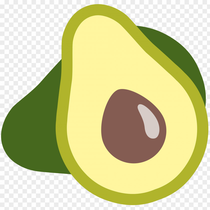 Avocado Emoji Clip Art PNG