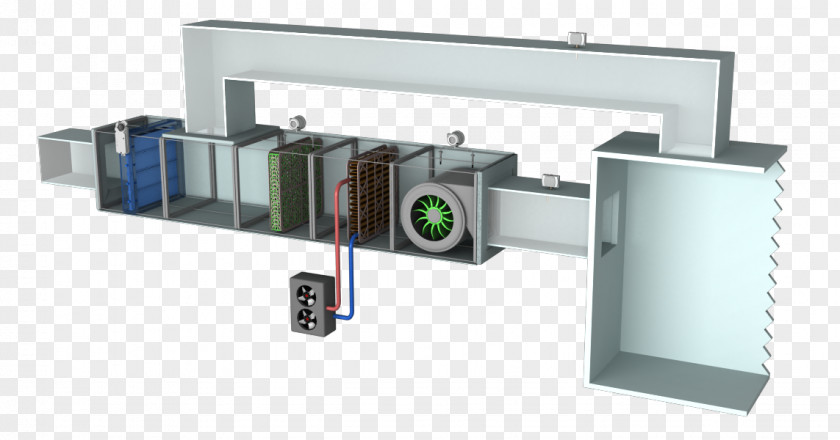Building Air Handler HVAC Furnace Duct Ventilation PNG