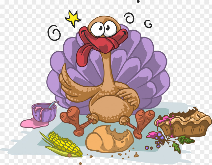 Halloween Cartoon Vector Turkey Meat T-shirt Turducken Clip Art PNG