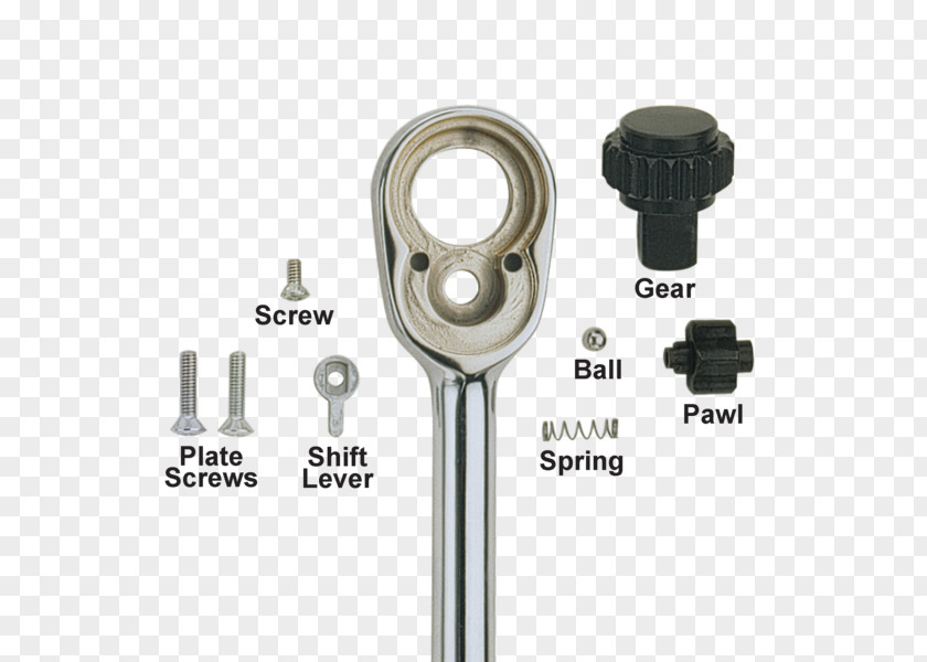 Screw Ratchet Tool Socket Wrench Spare Part Torque PNG