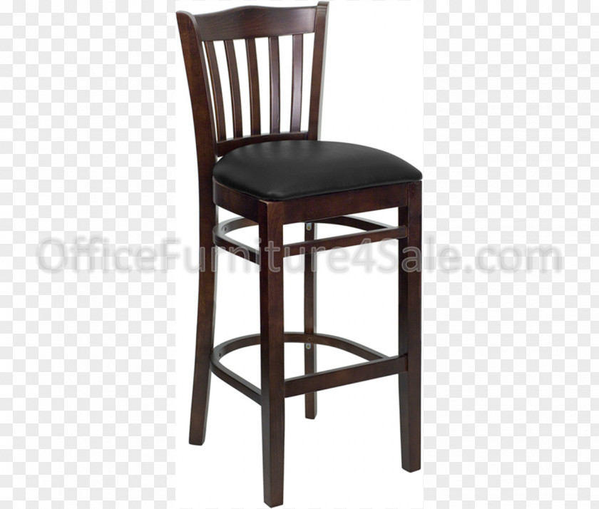 WOODEN SLATS Bar Stool Wood Seat Chair PNG