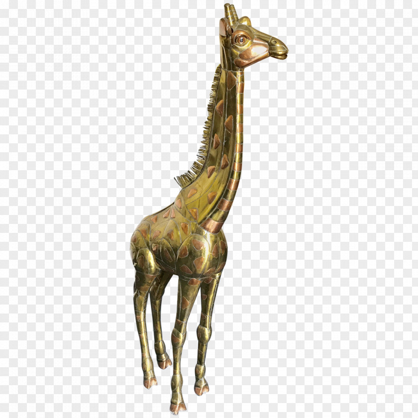 Giraffe Copper Brass Furniture Cat PNG