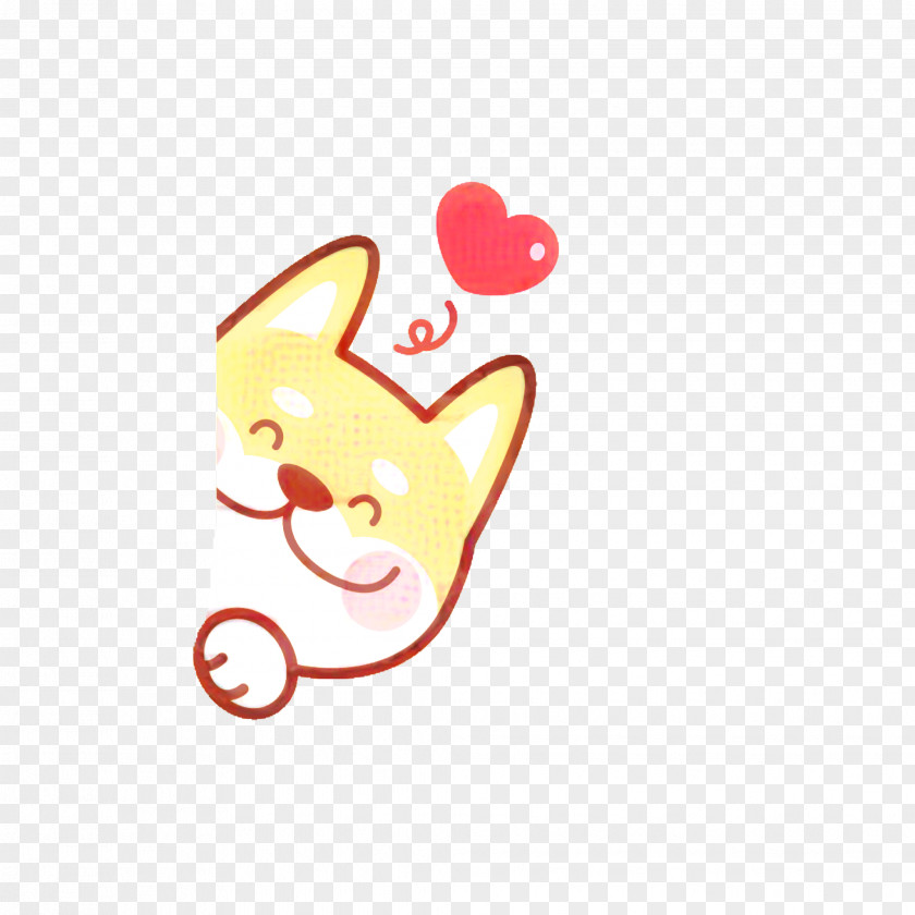 Heart Ear Cat And Dog Cartoon PNG