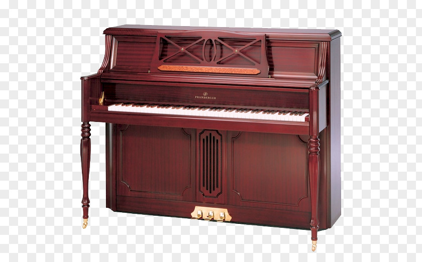 American Solid Wood Digital Piano Player Electric Spinet Celesta PNG