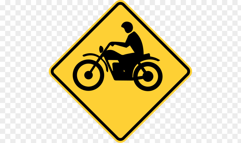 Motorcycle Printing Traffic Sign Warning PNG