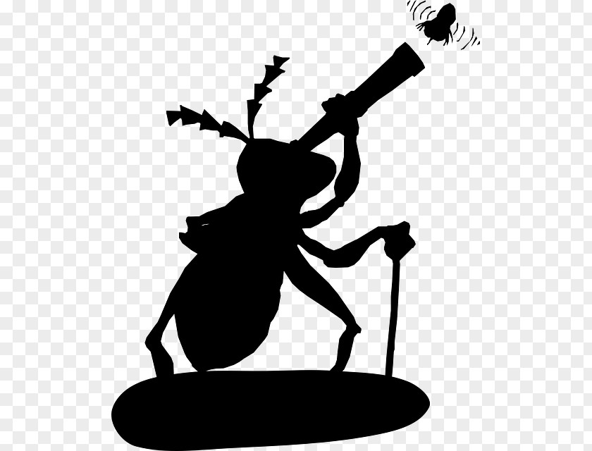 Cut Glass Telescope Insect Clip Art Image PNG