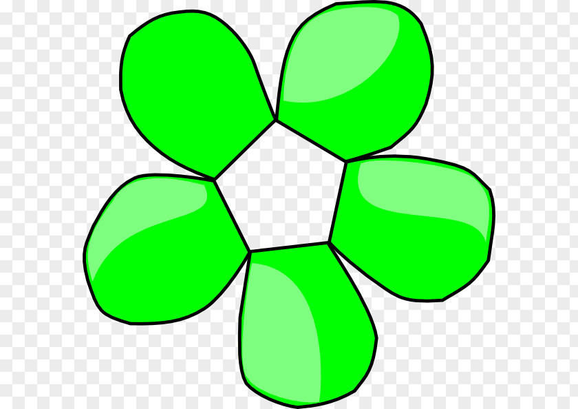 Green Flower Clip Art PNG