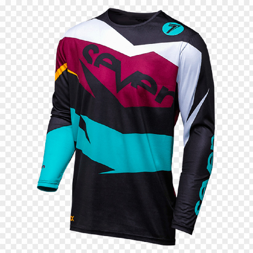 Motocross Seven MX Annex Ignite Jersey 2018 Checkmate Gloves PNG