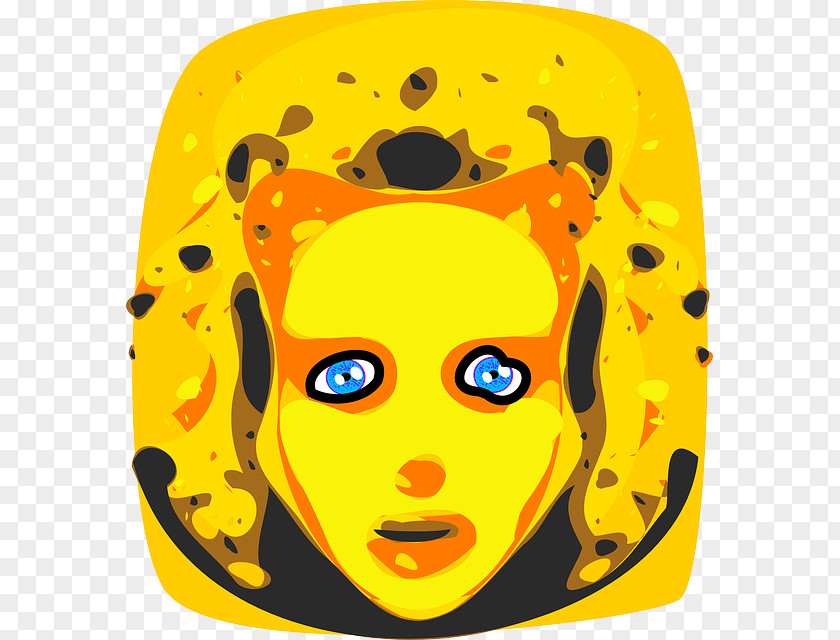 Scary Face Clip Art PNG