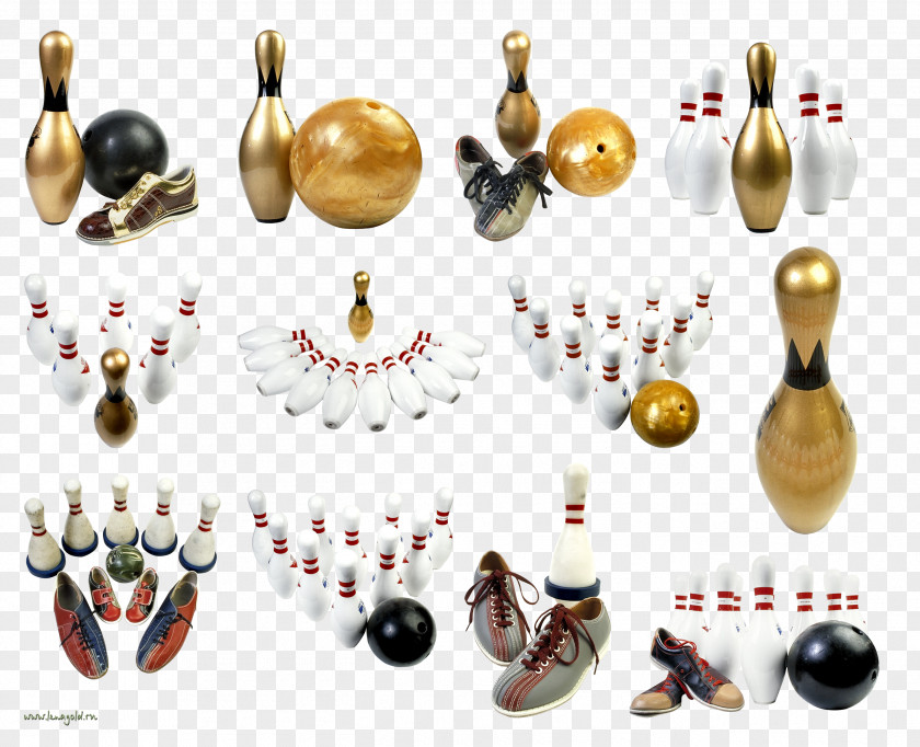 Bowling Pin Ten-pin Balls Clip Art PNG