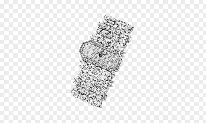 Jewellery Harry Winston, Inc. Watch Silver Clock PNG