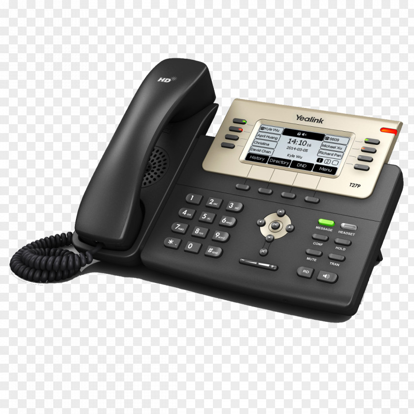 Voip VoIP Phone Yealink SIP-T27P SIP-T52S Media IP Session Initiation Protocol SIP-T23G PNG