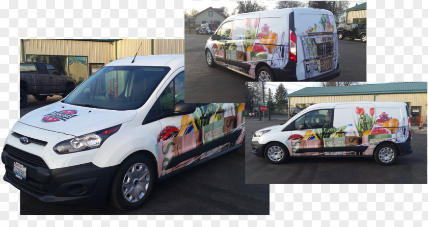 Wrap Advertising Minivan Car Light Commercial Vehicle PNG
