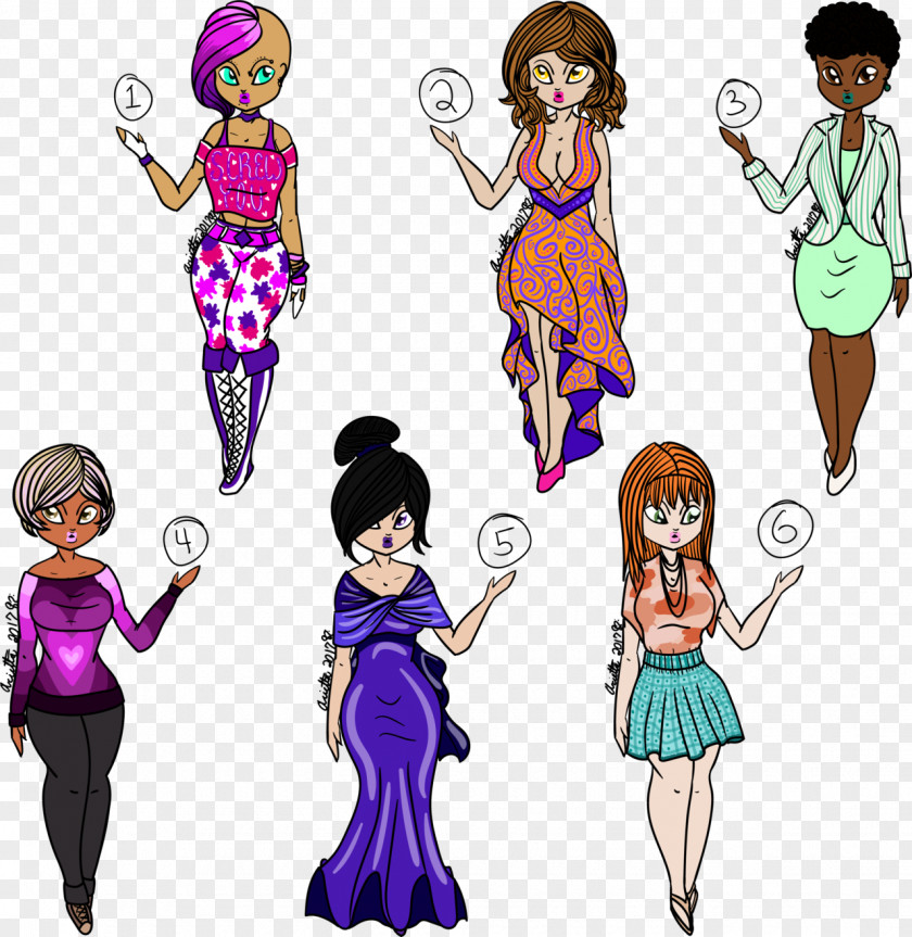 Brightly Colored Human Behavior Costume Character Clip Art PNG