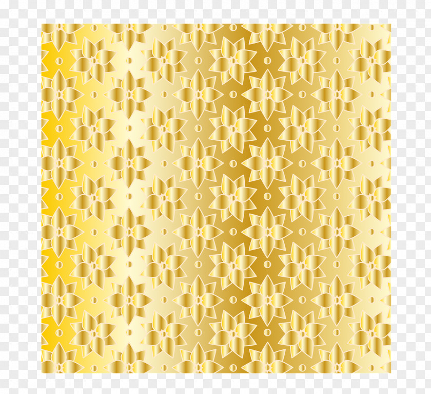 Arabesque Gold Yellow Color White PNG