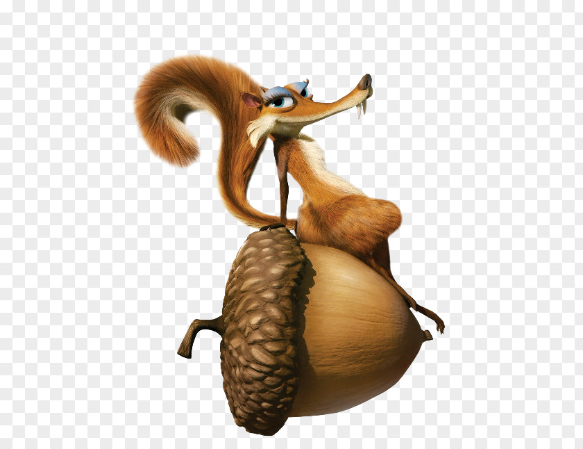Squirrel Scratte Sid Ice Age PNG