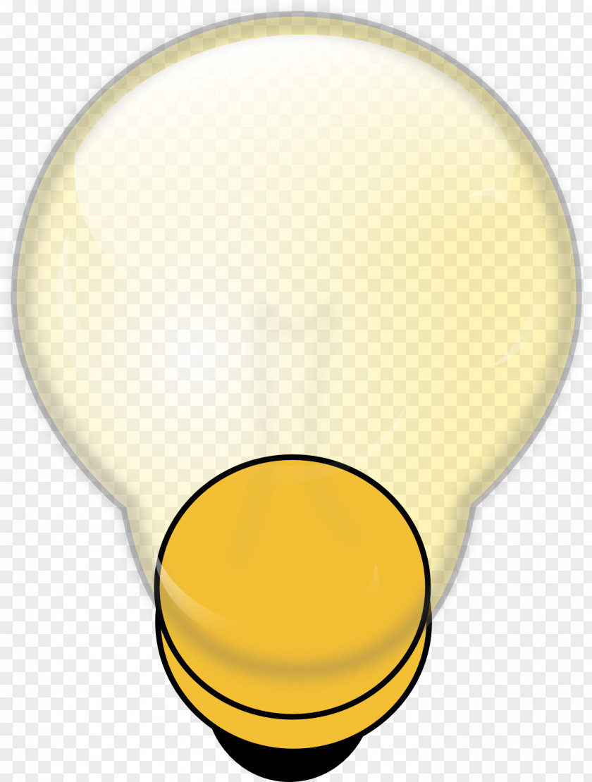 Light Bulb Incandescent Shape Drawing PNG