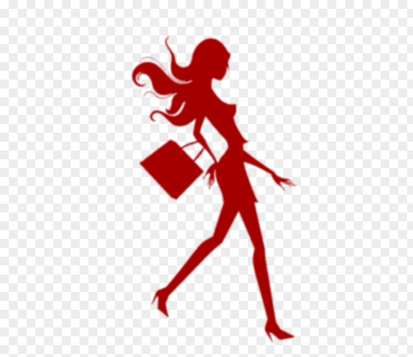 Ms. Fashion Silhouettes Shopping Designer PNG