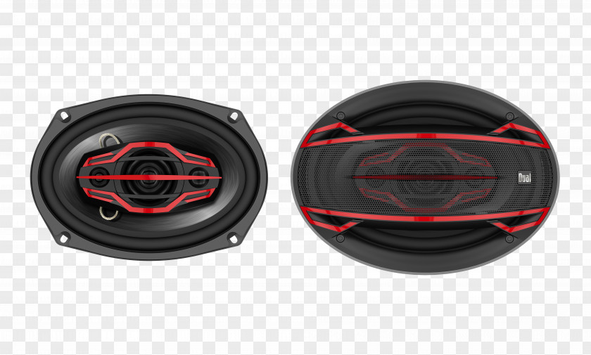 Subwoofer Coaxial Loudspeaker Vehicle Audio Dual PNG