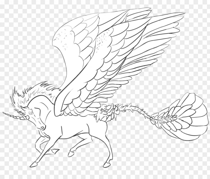 Unicorn Template Visual Arts Line Art DeviantArt PNG