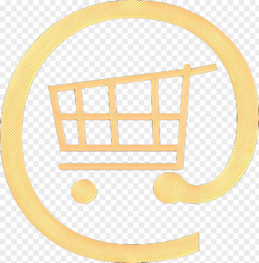 Yellow Google Shopping Cart PNG