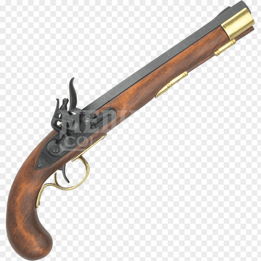 Black Pistol American Revolutionary War United States Flintlock Weapon PNG